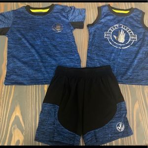 Body Glove Kids Boys 3-Piece Athletic Short Set